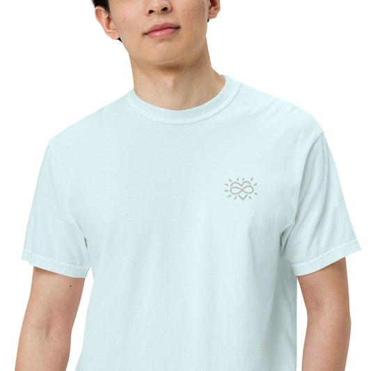 Infinite Love shine, unisex embroidered T-shirt in 3 colours